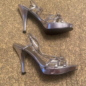 NEW Silver Women's Sandals 8M
